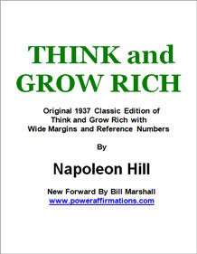 Free Copy of Think and Grow Rich